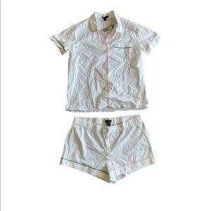 J Crew White Colorful Pajama Set Size
Medium